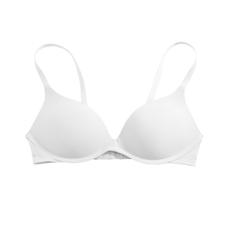 No Steel Ring Thin Bra Glossy And Simple Fashion Push Up Underwear Bigbuy