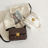 Niche Texture Western Style Shoulder Messenger Bag Small Square Bag Bigbuy