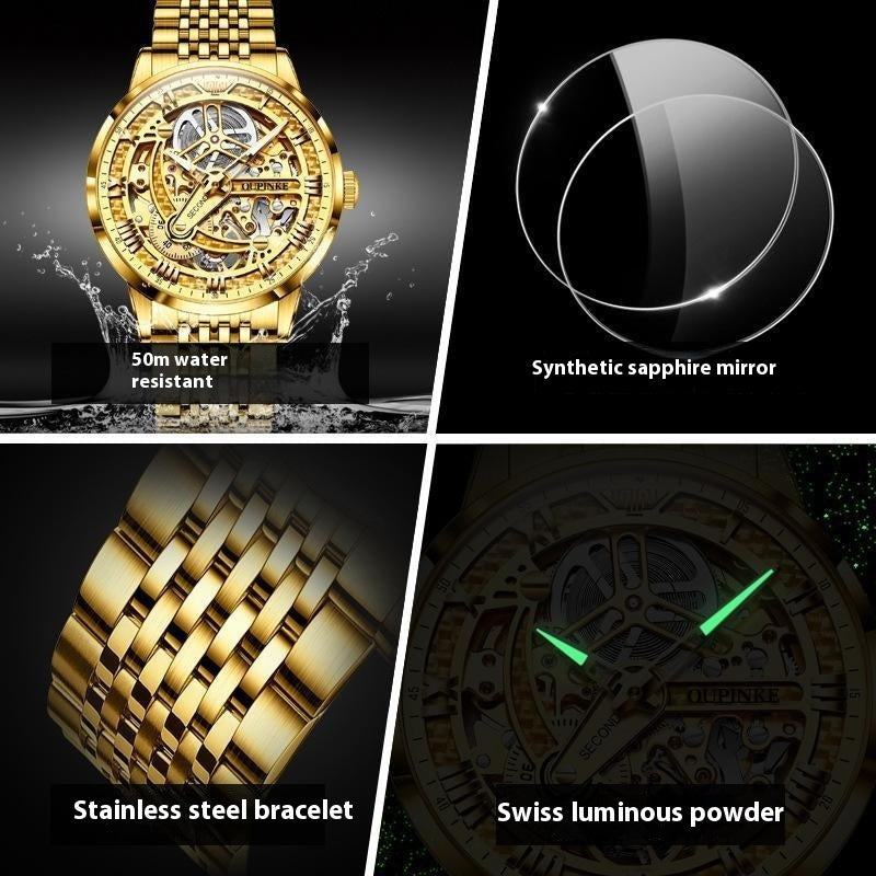 Automatic Mechanical Watch Hollow High-end Mechanical Men's Watch Bigbuy