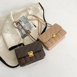 Niche Texture Western Style Shoulder Messenger Bag Small Square Bag Bigbuy