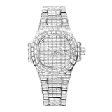 Full Square Diamond Casual Trend Waterproof Calendar Quartz Watch Bigbuy