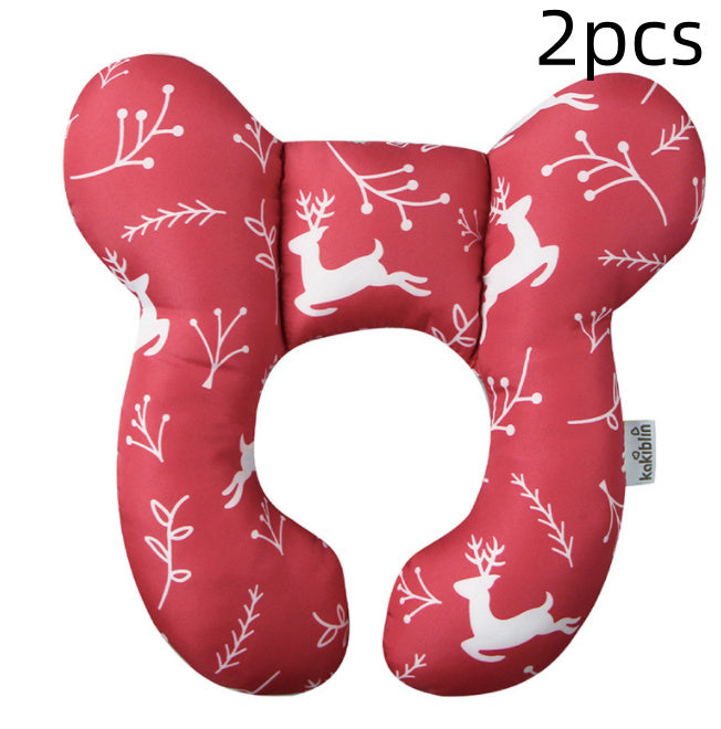 Infant Pillow  Baby Bed  U-Shaped Safety Seat  Neck Guard  Fixed Stereotyped Stroller Pillow Bigbuy