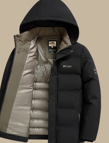 Warm And Fleece Thickened Down Jacket Bigbuy