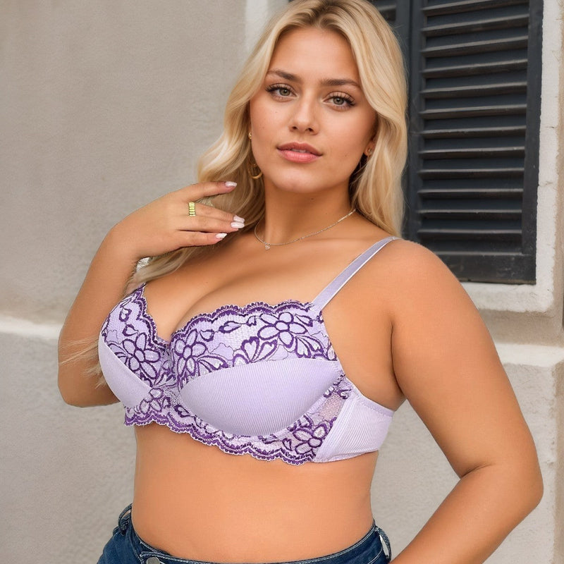 Plus Size Thin Bra Beauty Back Sexy Underwear Bigbuy