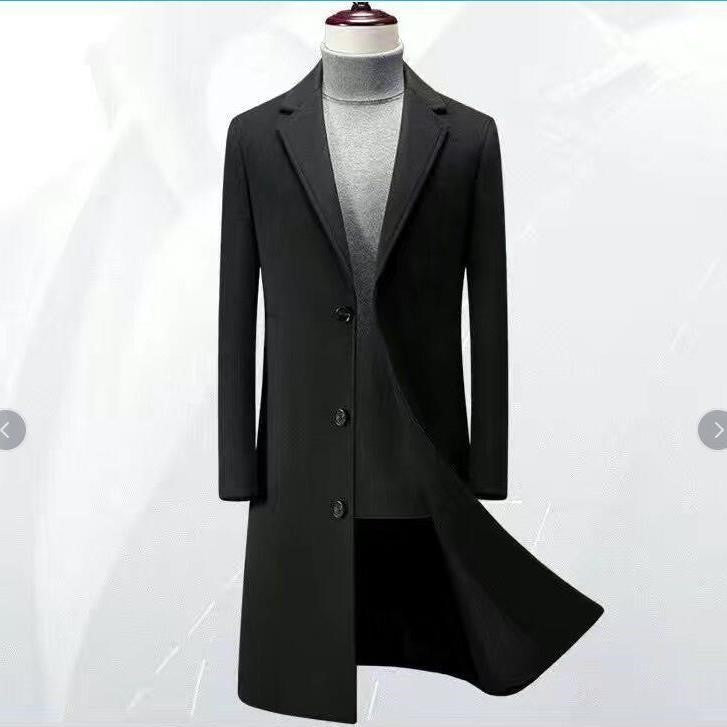 Men's Business Korean Version Slim Fit Handsome Trench Coat Bigbuy
