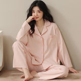 Women's Cotton Pajamas Can Be Worn Outside In Spring And Autumn Bigbuy