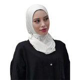 Solid Color Convenient Strap Headscarf Suit Bigbuy