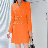 Office Lady Style Slimming Waist Trimming Coat Women's Top Bigbuy