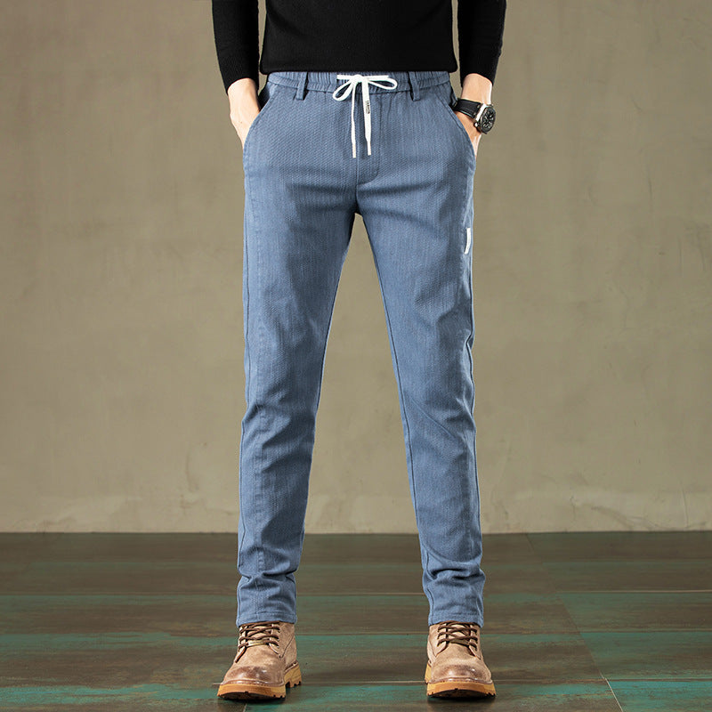 Loose Straight Casual Pants Stretch Sports Trousers Bigbuy