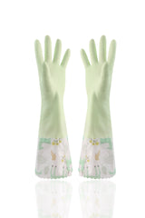 Cleaning Rubber Single Layer Thin Extended Waterproof Gloves Bigbuy