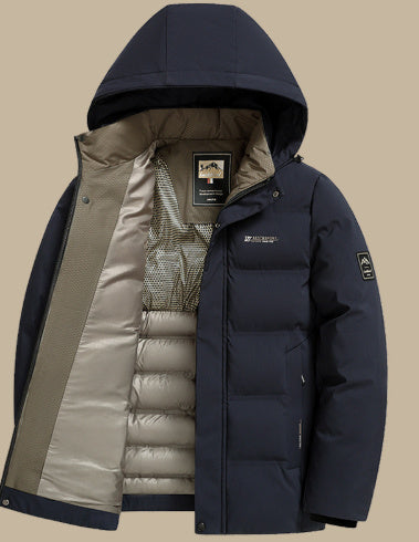 Warm And Fleece Thickened Down Jacket Bigbuy