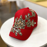 European And American Style Casual All-match Gold Silk Flower Cowboy Hat Bigbuy
