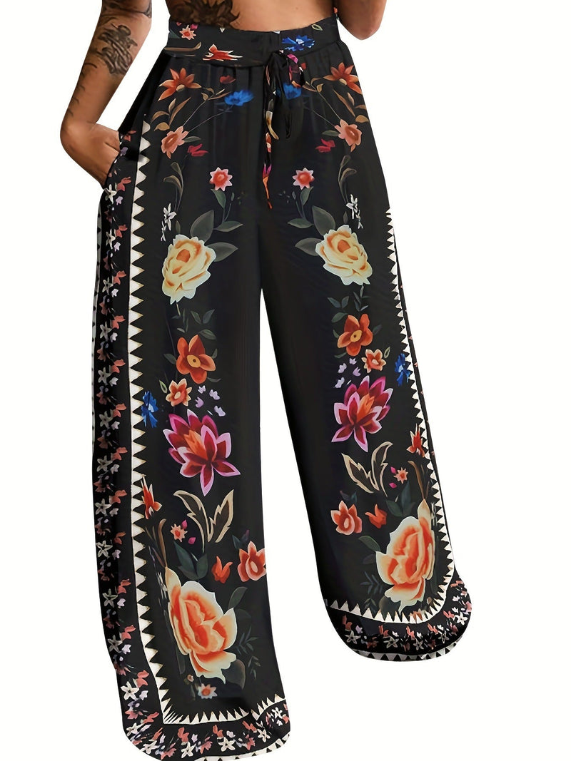 Peacock Positioning Printing Women's Pants Bigbuy