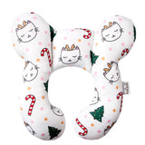 Infant Pillow  Baby Bed  U-Shaped Safety Seat  Neck Guard  Fixed Stereotyped Stroller Pillow Bigbuy